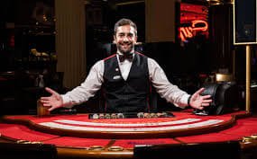 Blueprint Gaming live dealer studio with multiple camera feeds